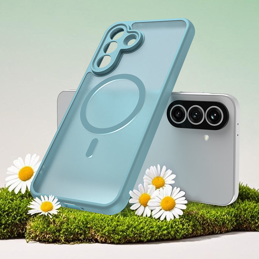 MagSafe-kotelo Samsung Galaxy A37 5G:lle, Techsuit, HaloFrost II, Vaaleanvihreä