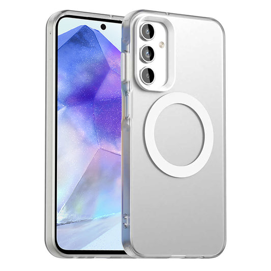 MagSafe-kuori Samsung Galaxy A55 5G A556:lle, Techsuit, CandyCase, Valkoinen