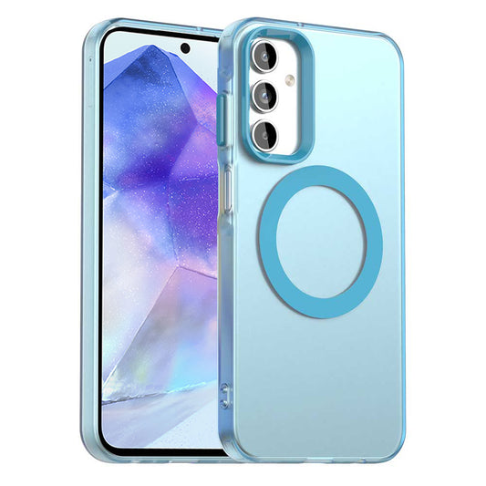 MagSafe-kuori Samsung Galaxy A55 5G A556:lle, Techsuit, CandyCase, Sininen