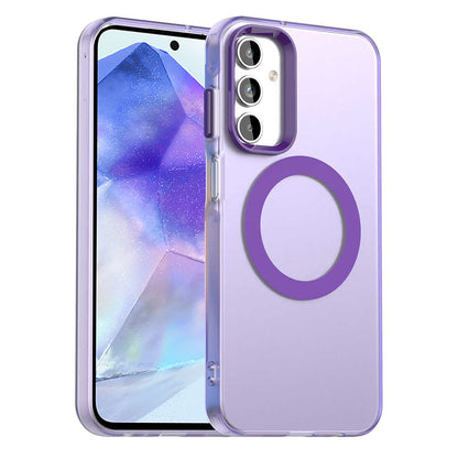 MagSafe-kuori Samsung Galaxy A55 5G A556:lle, Techsuit, CandyCase, Violetti