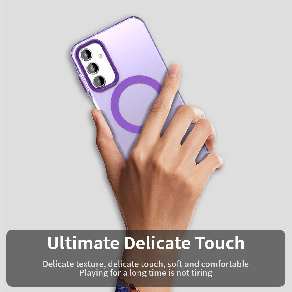 MagSafe-kuori Samsung Galaxy A55 5G A556:lle, Techsuit, CandyCase, Violetti