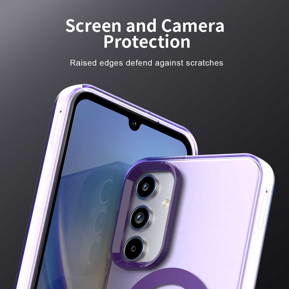 MagSafe-kuori Samsung Galaxy A55 5G A556:lle, Techsuit, CandyCase, Violetti