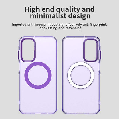 MagSafe-kuori Samsung Galaxy A55 5G A556:lle, Techsuit, CandyCase, Violetti