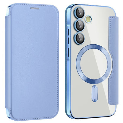 MagSafe-kuori Samsung Galaxy A55 5G A556:lle, Techsuit, SmartMag Book, Sininen