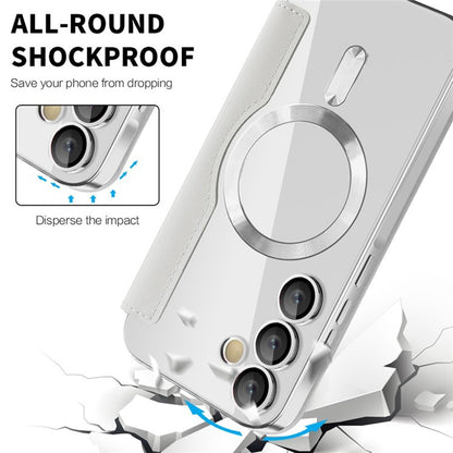 MagSafe-kuori Samsung Galaxy A55 5G A556:lle, Techsuit, SmartMag Book, Harmaa