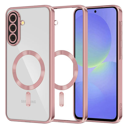 MagSafe-kuori Samsung Galaxy A56 A566 / A36 A366:lle, Techsuit, Luxury Crystal, Vaaleanpunainen