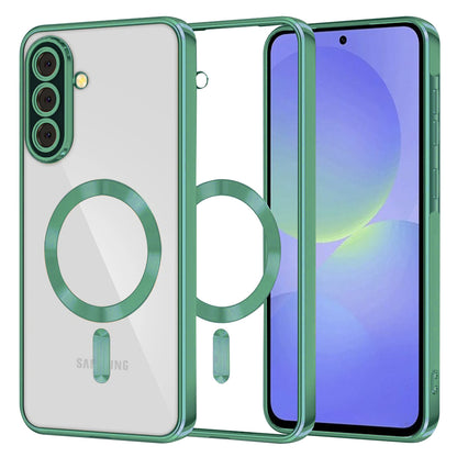 MagSafe Case for Samsung Galaxy A56 A566 / A36 A366, Techsuit, Luxury Crystal, Light Green