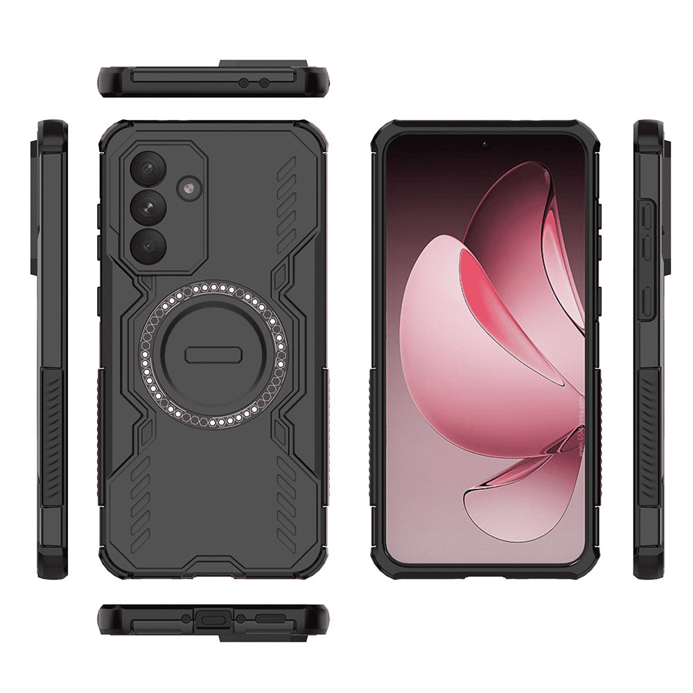 MagSafe Case for Samsung Galaxy A56 A566, Techsuit, ArmorMag, Black