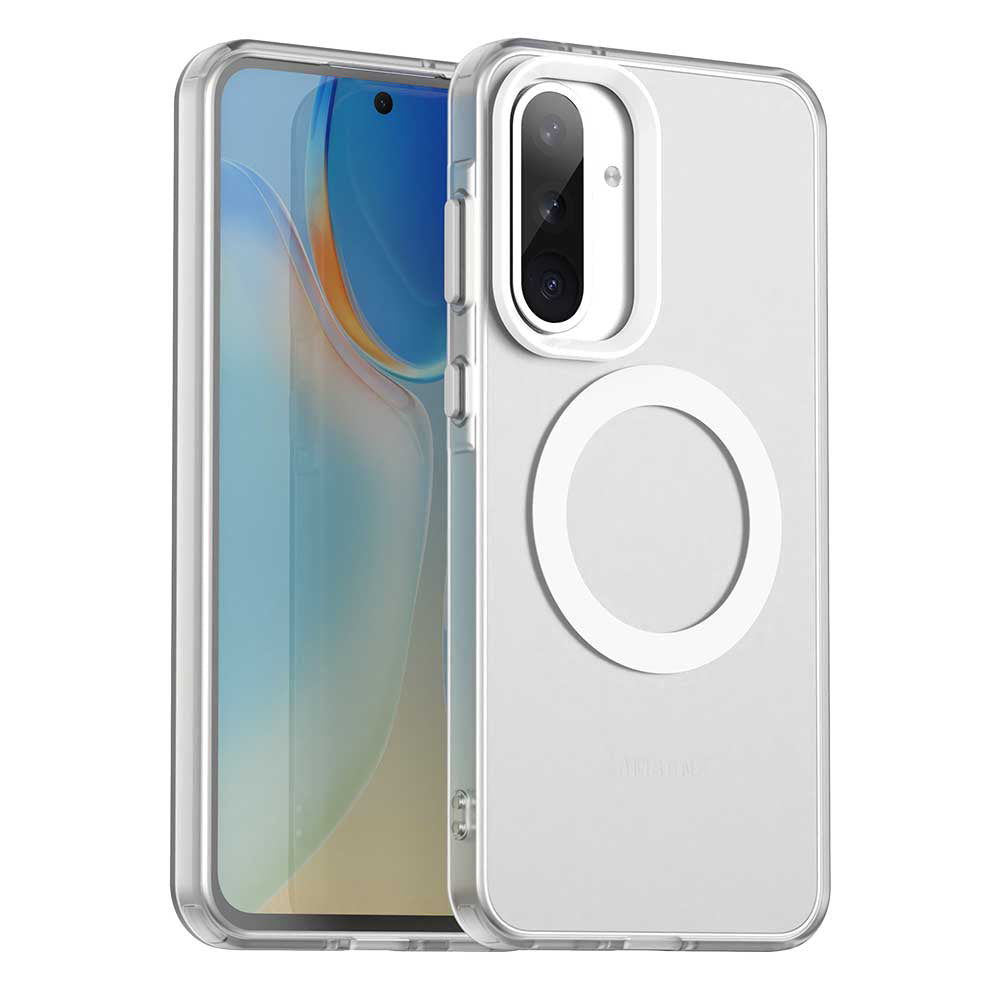 MagSafe-kuori Samsung Galaxy A56 A566:lle, Techsuit, CandyCase, Valkoinen
