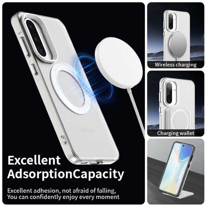 MagSafe-kuori Samsung Galaxy A56 A566:lle, Techsuit, CandyCase, Valkoinen