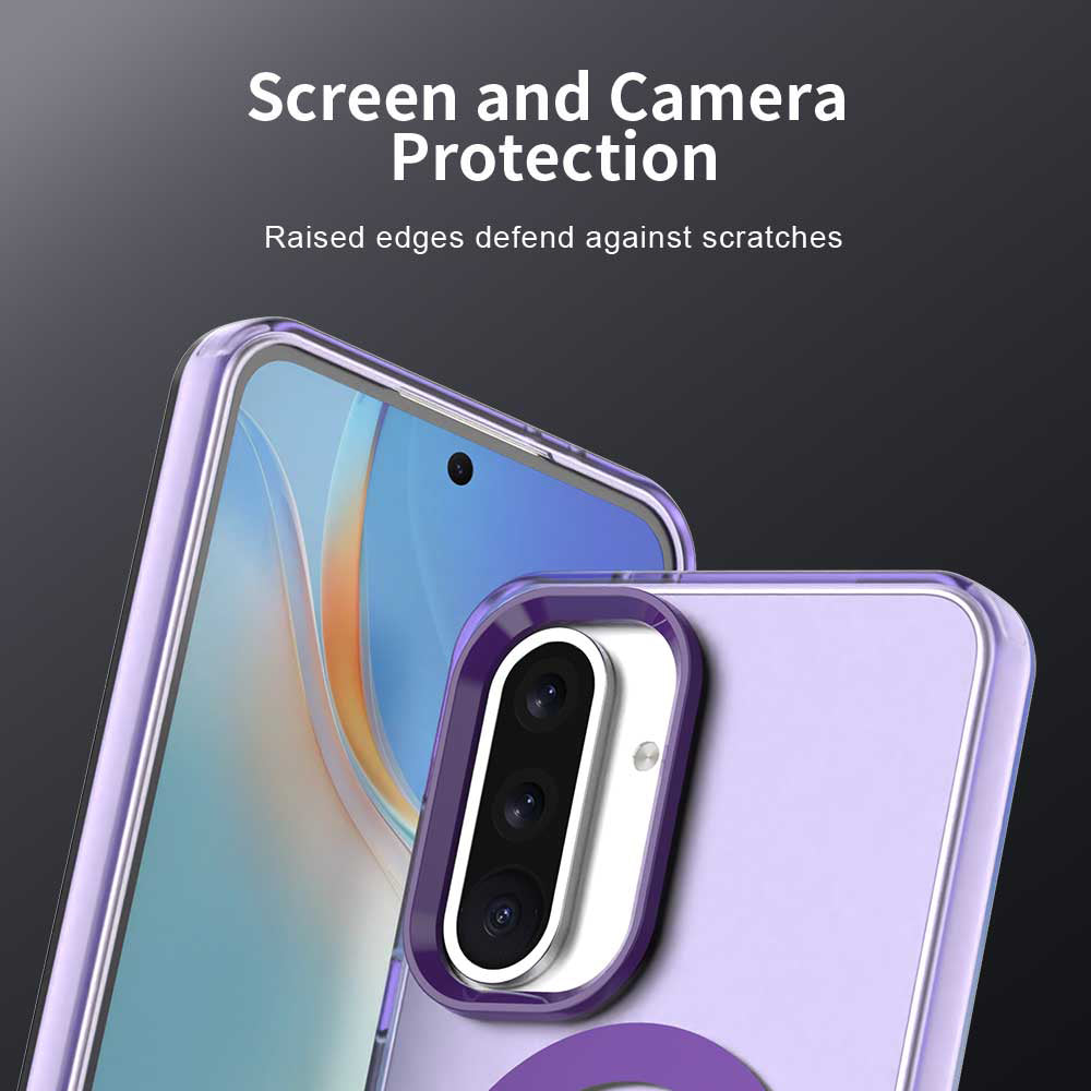 MagSafe-kuori Samsung Galaxy A56 A566:lle, Techsuit, CandyCase, Violetti