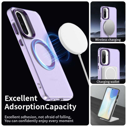 MagSafe-kuori Samsung Galaxy A56 A566:lle, Techsuit, CandyCase, Violetti