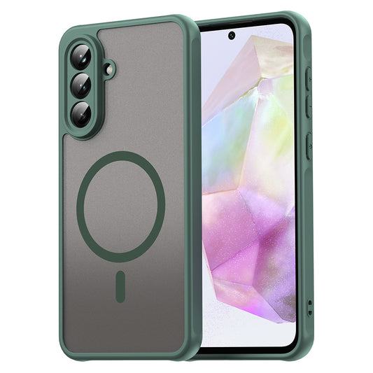 MagSafe-kuori Samsung Galaxy A56 A566:lle, Techsuit, HaloFrost II, Vihreä
