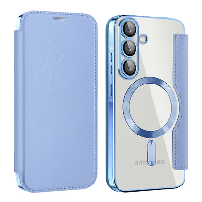 MagSafe-kuori Samsung Galaxy A56 A566:lle, Techsuit, SmartMag Book, Sininen