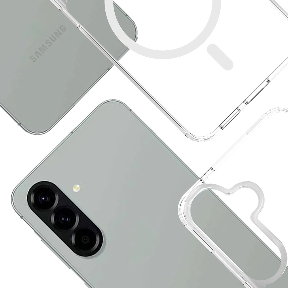 MagSafe Case for Samsung Galaxy A57 5G, 3MK, Armor MagCase, Transparent