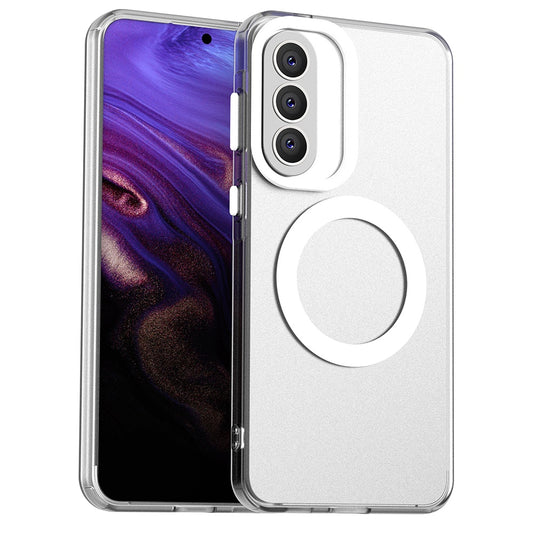 MagSafe-kotelo Samsung Galaxy A57 5G:lle, Techsuit, CandyCase, Valkoinen