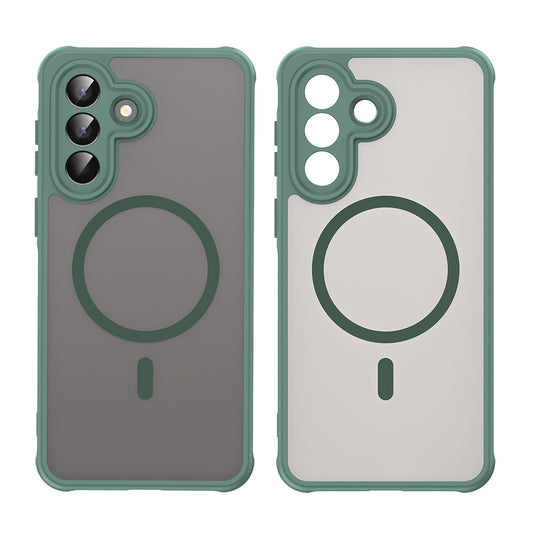 MagSafe-kotelo Samsung Galaxy A57 5G:lle, Techsuit, HaloFrost II, Vihreä