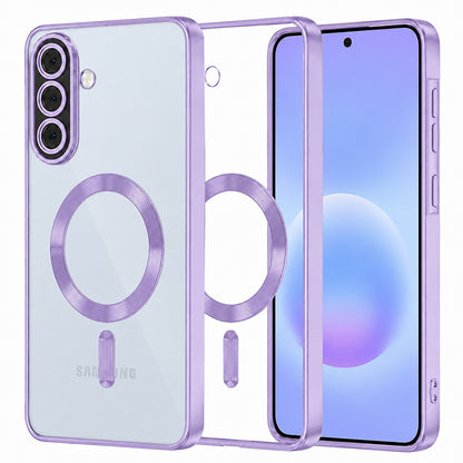 MagSafe-kuori Samsung Galaxy A57 5G:lle, Techsuit, Luxury Crystal, Vaaleanvioletti