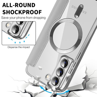 MagSafe-kuori Samsung Galaxy S22 5G S901:lle, Techsuit, SmartMag Book, Harmaa