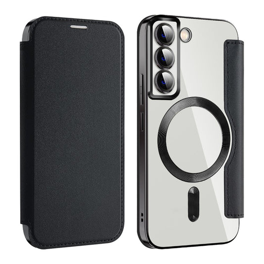 MagSafe-kuori Samsung Galaxy S22 5G S901:lle, Techsuit, SmartMag Book, Musta