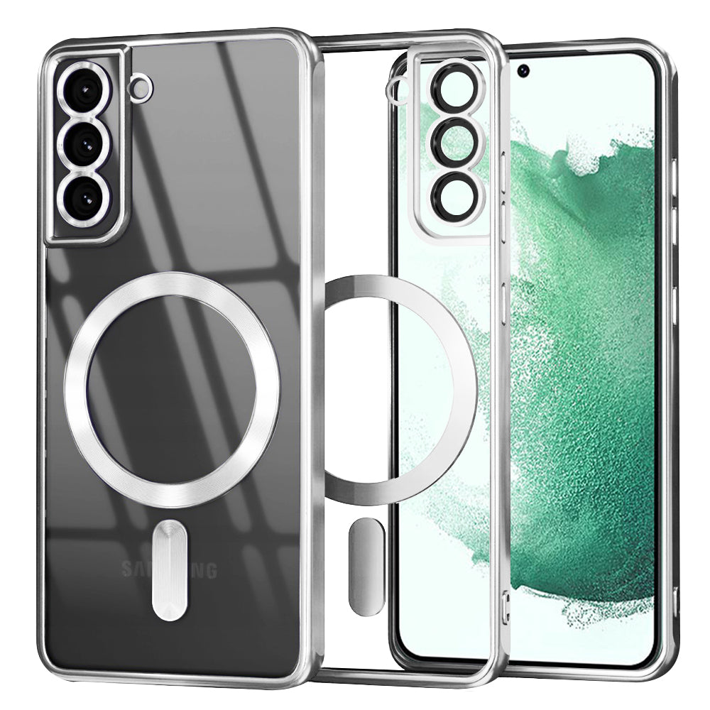 MagSafe-kuori Samsung Galaxy S22+ 5G S906:lle, Techsuit, Luxury Crystal, Hopea