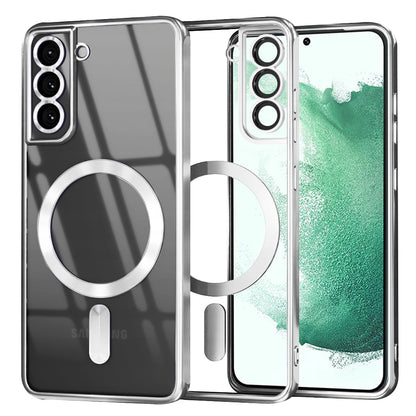 MagSafe-kuori Samsung Galaxy S22+ 5G S906:lle, Techsuit, Luxury Crystal, Hopea
