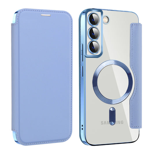 MagSafe-kuori Samsung Galaxy S22+ 5G S906:lle, Techsuit, SmartMag Book, Sininen