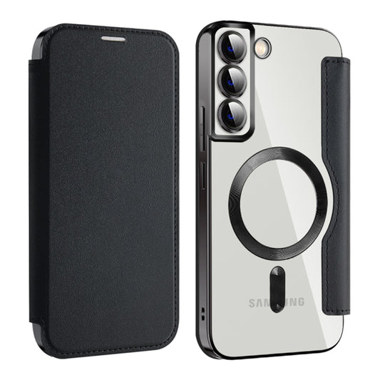MagSafe-kuori Samsung Galaxy S22+ 5G S906:lle, Techsuit, SmartMag Book, Musta