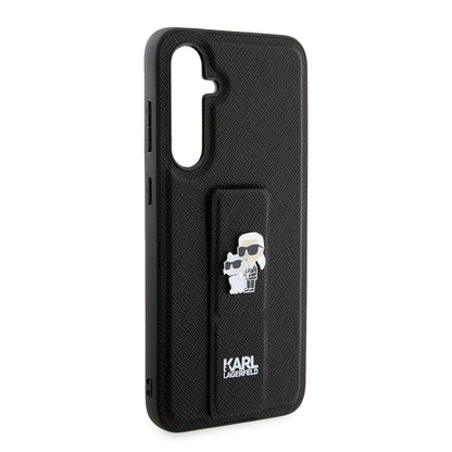 MagSafe-kotelo Samsung Galaxy S23 FE S711:lle, Karl Lagerfeld, Saffiano Gripstand Karl & Choupette, Sininen