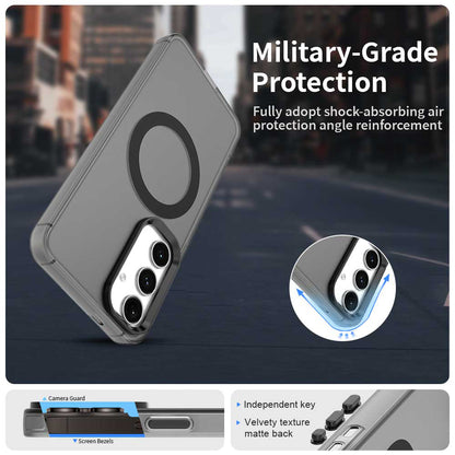 MagSafe-kuori Samsung Galaxy S23 FE S711:lle, Techsuit, CandyCase, Musta
