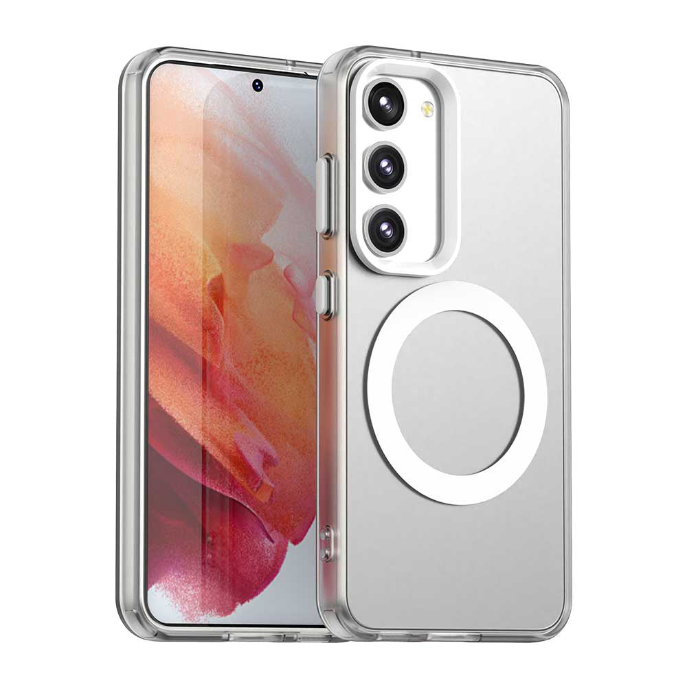 MagSafe Case for Samsung Galaxy S23 S911, Techsuit, CandyCase, White