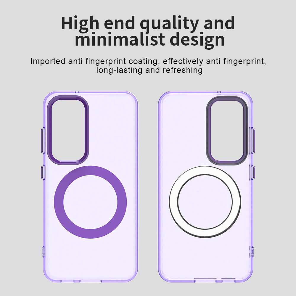 MagSafe-kuori Samsung Galaxy S23 S911:lle, Techsuit, CandyCase, Violetti