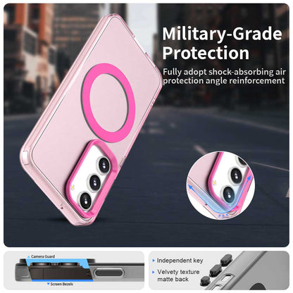 MagSafe-kuori Samsung Galaxy S23 S911:lle, Techsuit, CandyCase, Vaaleanpunainen