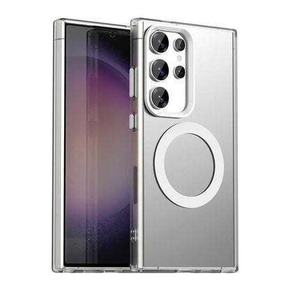 MagSafe-kuori Samsung Galaxy S23 Ultra S918:lle, Techsuit, CandyCase, Valkoinen