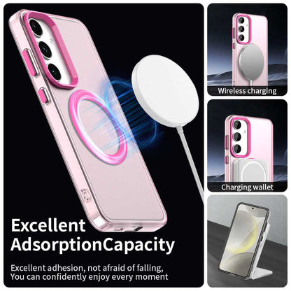 MagSafe-kuori Samsung Galaxy S24 FE S721:lle, Techsuit, CandyCase, Vaaleanpunainen