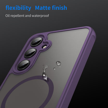 MagSafe Case for Samsung Galaxy S24 FE S721, Techsuit, HaloFrost II, Purple