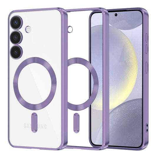MagSafe-kuori Samsung Galaxy S24+ S926:lle, Techsuit, Luxury Crystal, Vaaleanvioletti