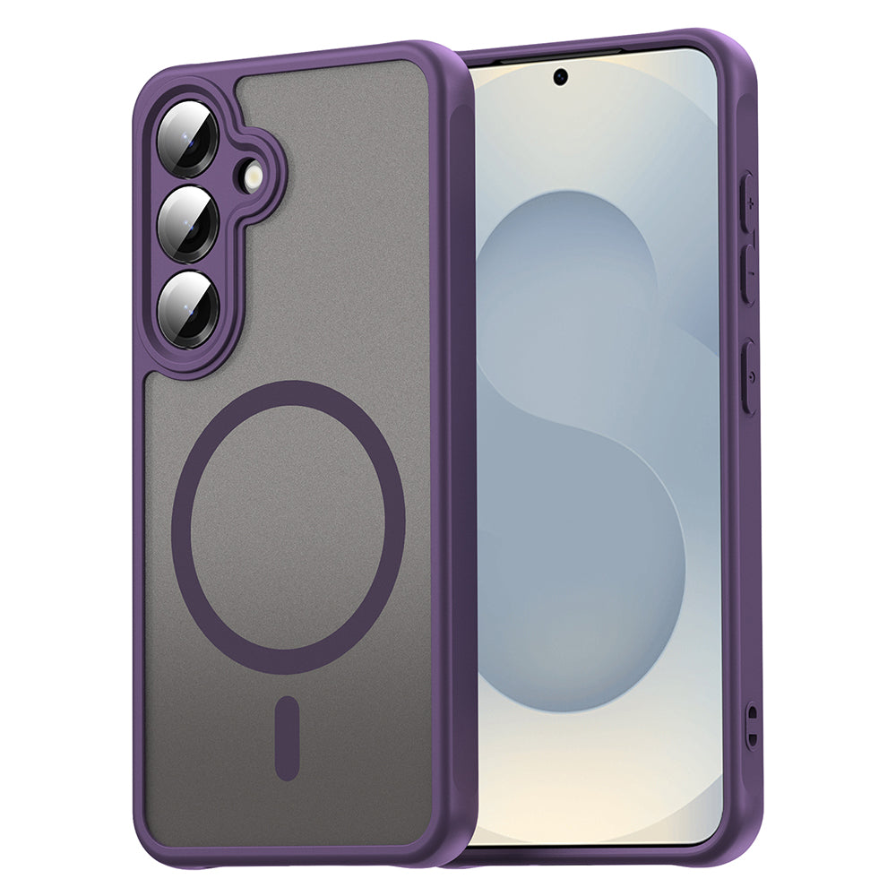 MagSafe-kuori Samsung Galaxy S24 S921:lle, Techsuit, HaloFrost II, Violetti