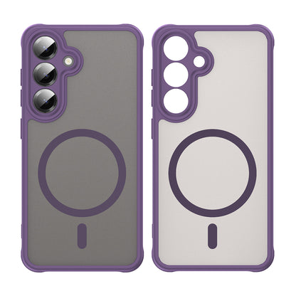 MagSafe-kuori Samsung Galaxy S24 S921:lle, Techsuit, HaloFrost II, Violetti