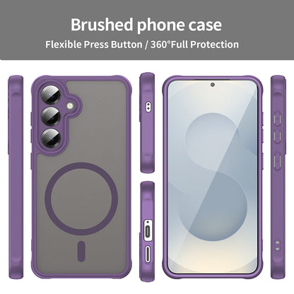 MagSafe-kuori Samsung Galaxy S24 S921:lle, Techsuit, HaloFrost II, Violetti