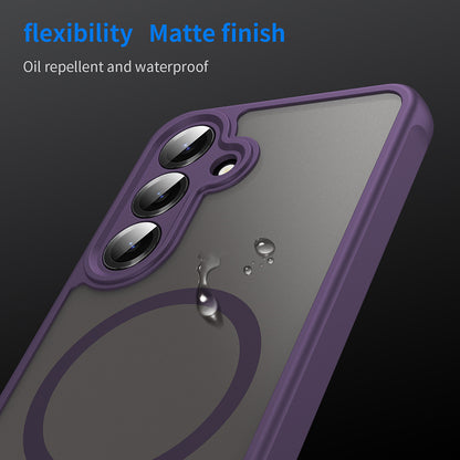 MagSafe-kuori Samsung Galaxy S24 S921:lle, Techsuit, HaloFrost II, Violetti
