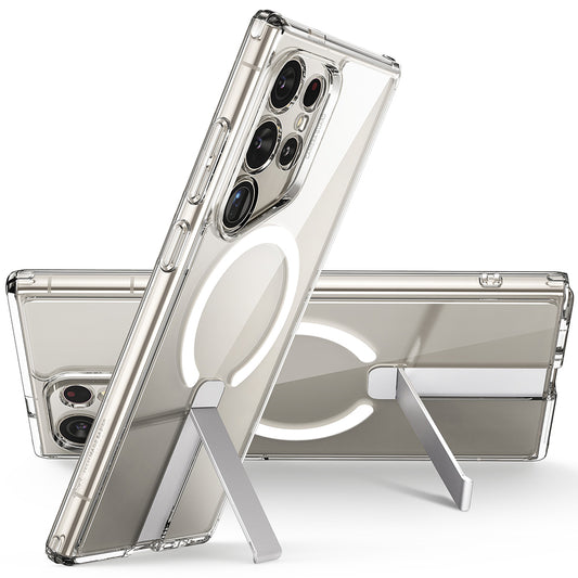 MagSafe-kotelo Samsung Galaxy S24 Ultra S928:lle, ESR, Boost Flickstand, Läpinäkyvä