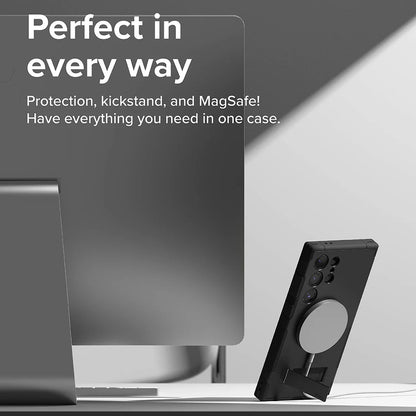 MagSafe-kuori Samsung Galaxy S24 Ultra S928:lle, Ringke, Alles, Musta