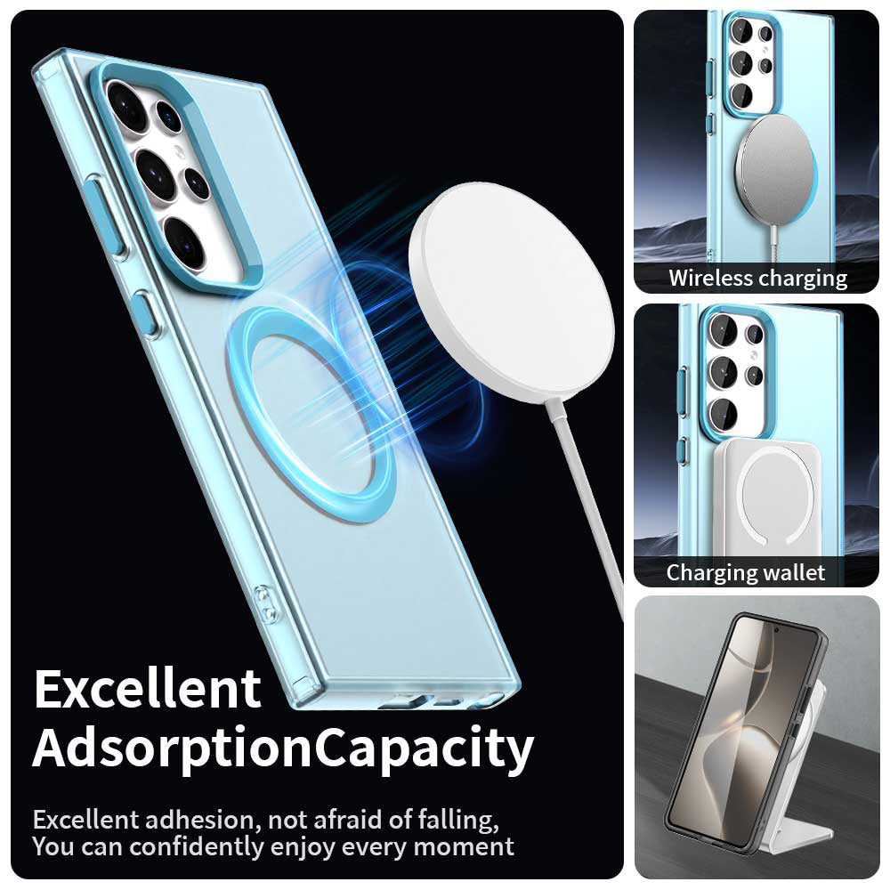 MagSafe-kuori Samsung Galaxy S24 Ultra S928:lle, Techsuit, CandyCase, Sininen
