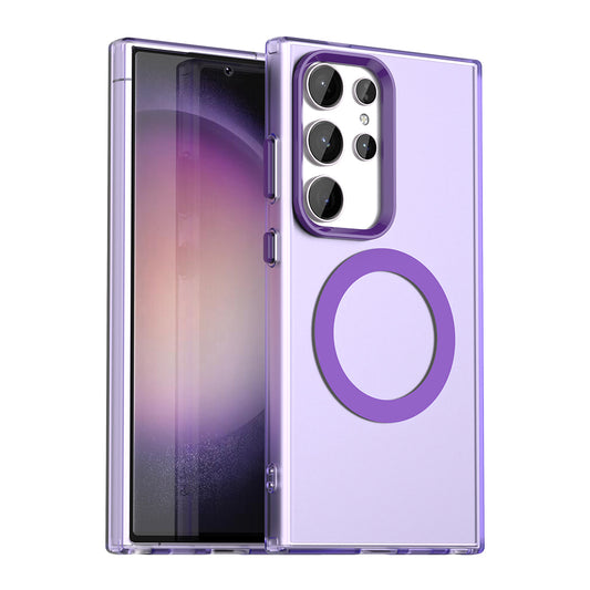 MagSafe-kuori Samsung Galaxy S24 Ultra S928:lle, Techsuit, CandyCase, Violetti