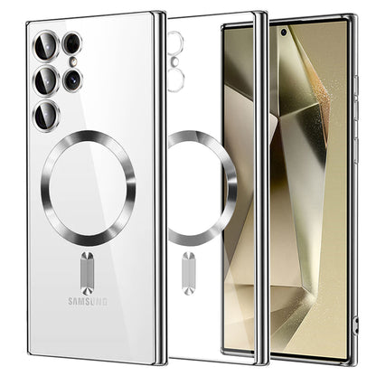 MagSafe-kuori Samsung Galaxy S24 Ultra S928:lle, Techsuit, Luxury Crystal, Hopea