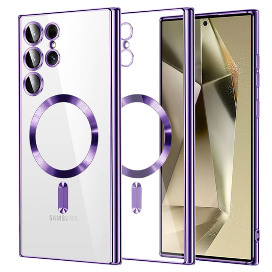 MagSafe-kuori Samsung Galaxy S24 Ultra S928:lle, Techsuit, Luxury Crystal, Vaaleanvioletti