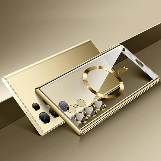 MagSafe-kuori Samsung Galaxy S24 Ultra S928:lle, Techsuit, Luxury Crystal, Musta