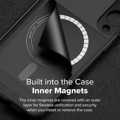 MagSafe Case for Samsung Galaxy S25 Edge S937, Ringke, Onyx, Black