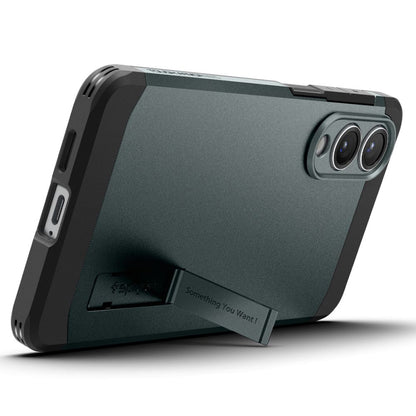 MagSafe-kotelo Samsung Galaxy S25 Edge S937:lle, Spigen, Tough Armor, Vihreä ACS09424